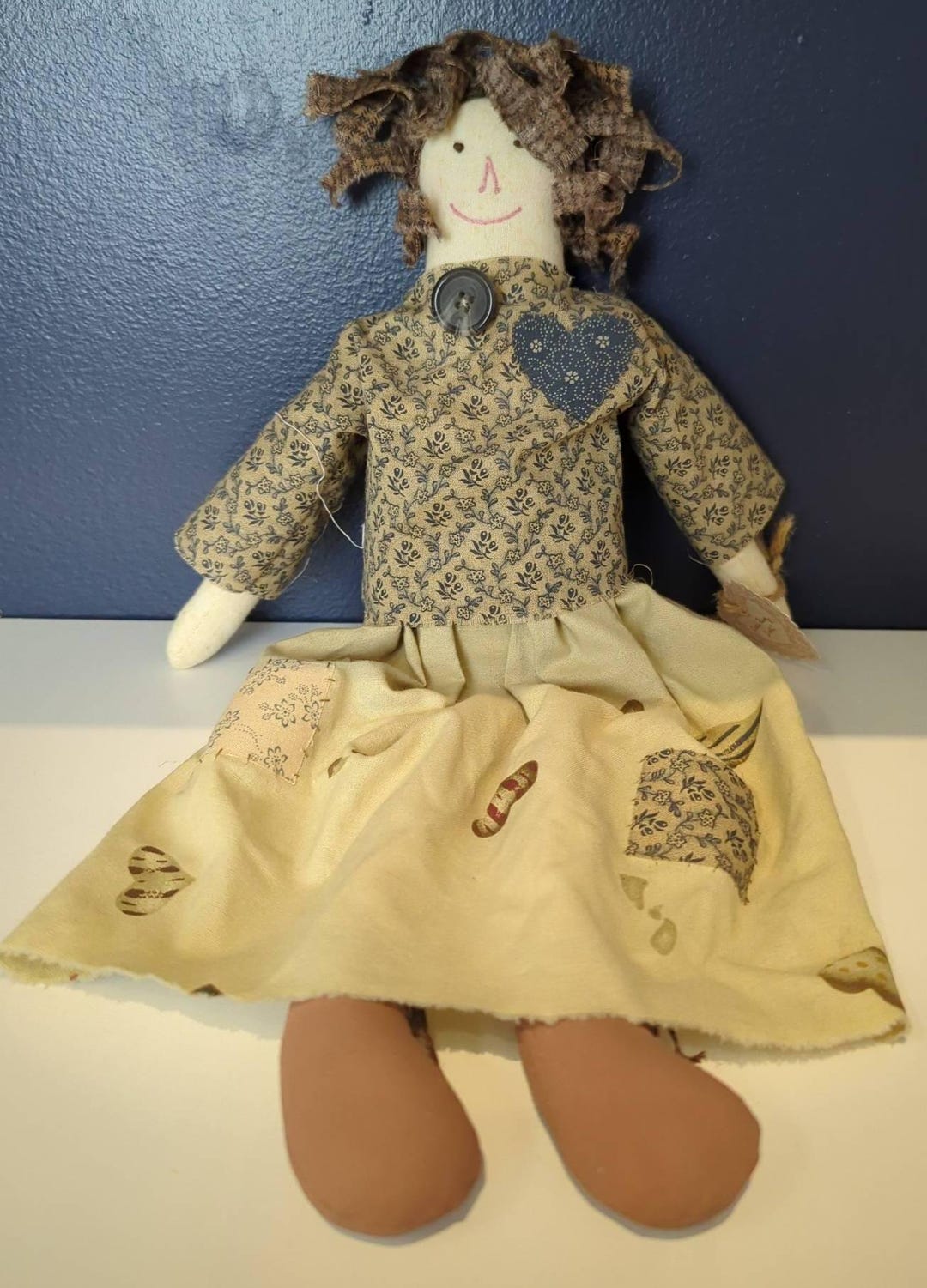 Handcrafted Little Rag Doll - Etsy