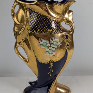 Unique Hand Painted Italian Vase