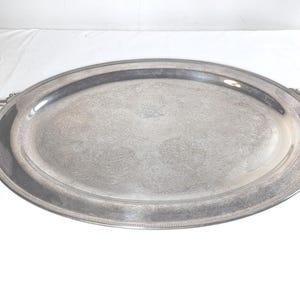 Silver Plated Oval Tray