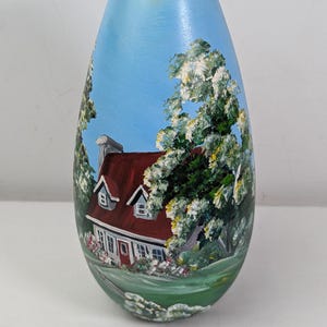 TiFo Signed Hand Painted Vase