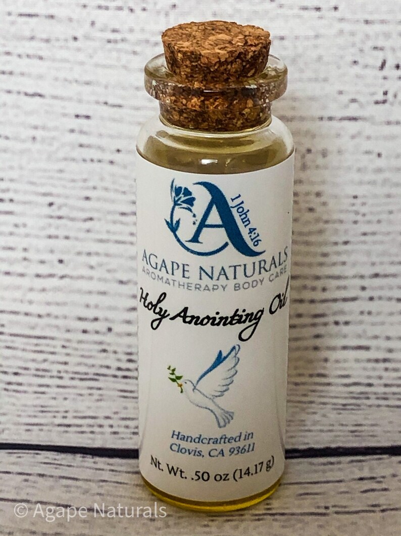 Holy Anointing Oil Religious anointing oil Christian Etsy