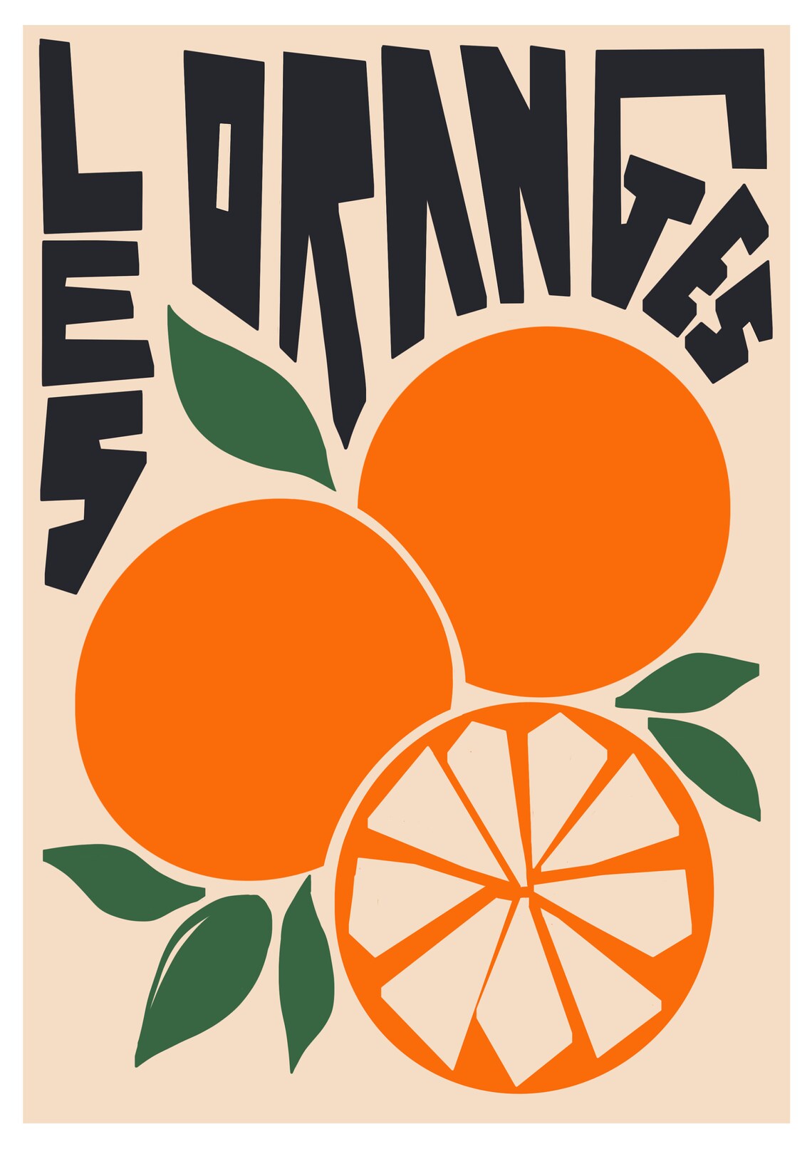 Orange and Lemon Wall Art Set of 2 / Abstract Colourful Art Etsy UK