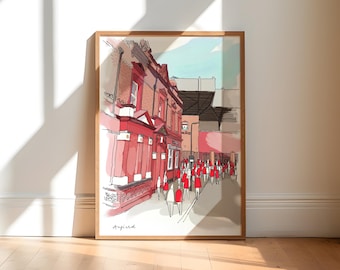 Anfield Stadium Art Print | Liverpool FC, Match Day