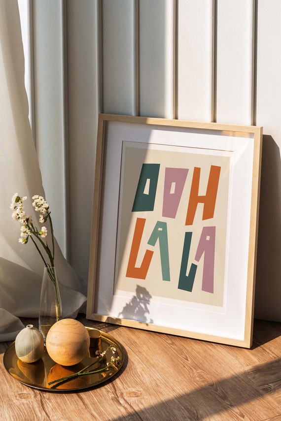 Ooh La La Art Print / Dressing Room Wall Art / Art for Bedroom Etsy