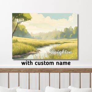 Druckbares A3 Poster für Jungenzimmer - Druckbares Poster für Jungenzimmer - Stream Poster mit individuellem Namen - Kinder Dekor DIY - Kinderzimmer DIY - A3-Druck