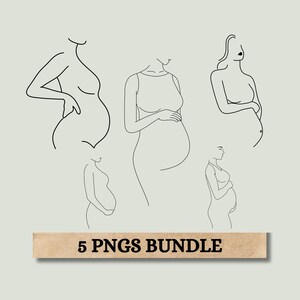 Premium Vector  Set bundle line art drawing simple maternity couple pose  love father and mother hand drawn