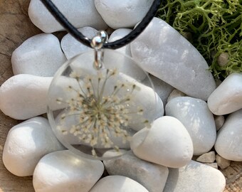 Anhänger Blumen 35-39mm emalliert tibetsilber #3280