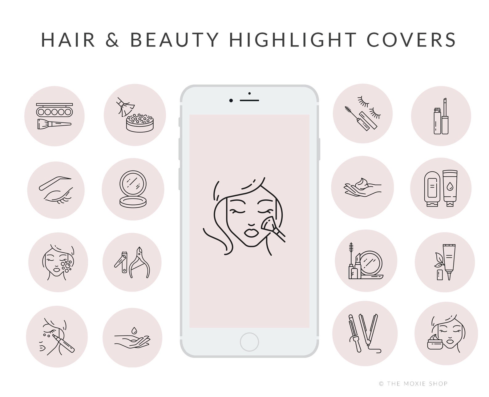 Beauty Instagram Highlight Covers Makeup Artist Instagram Story