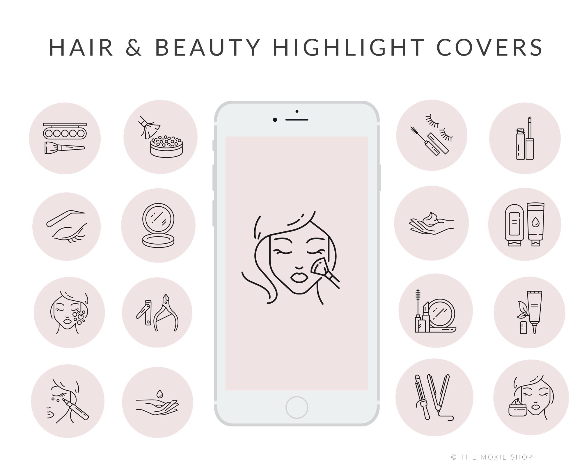 Beauty Instagram Highlight Covers Makeup Artist Instagram Story