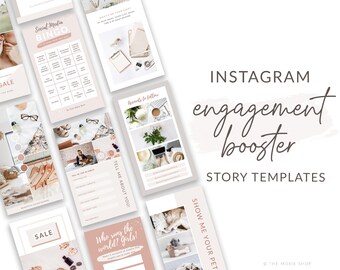 Engagement Booster Social Media Templates for Influencers, Bloggers, Online Businesses