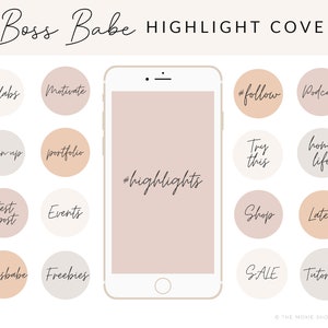 Instagram Highlights - Instagram Story Highlight Icons - Instagram Business Icons - Nuetral Highlight Icons
