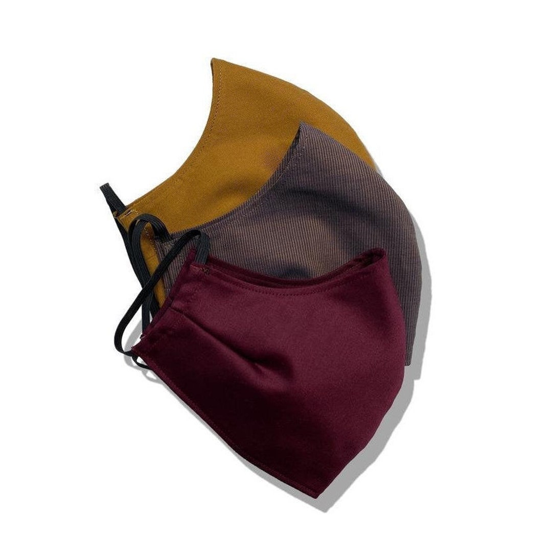 Adjustable Cotton Face Mask Variety Pack Autumn Tones Etsy UK