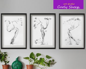Nude Pencil Drawings - Etsy