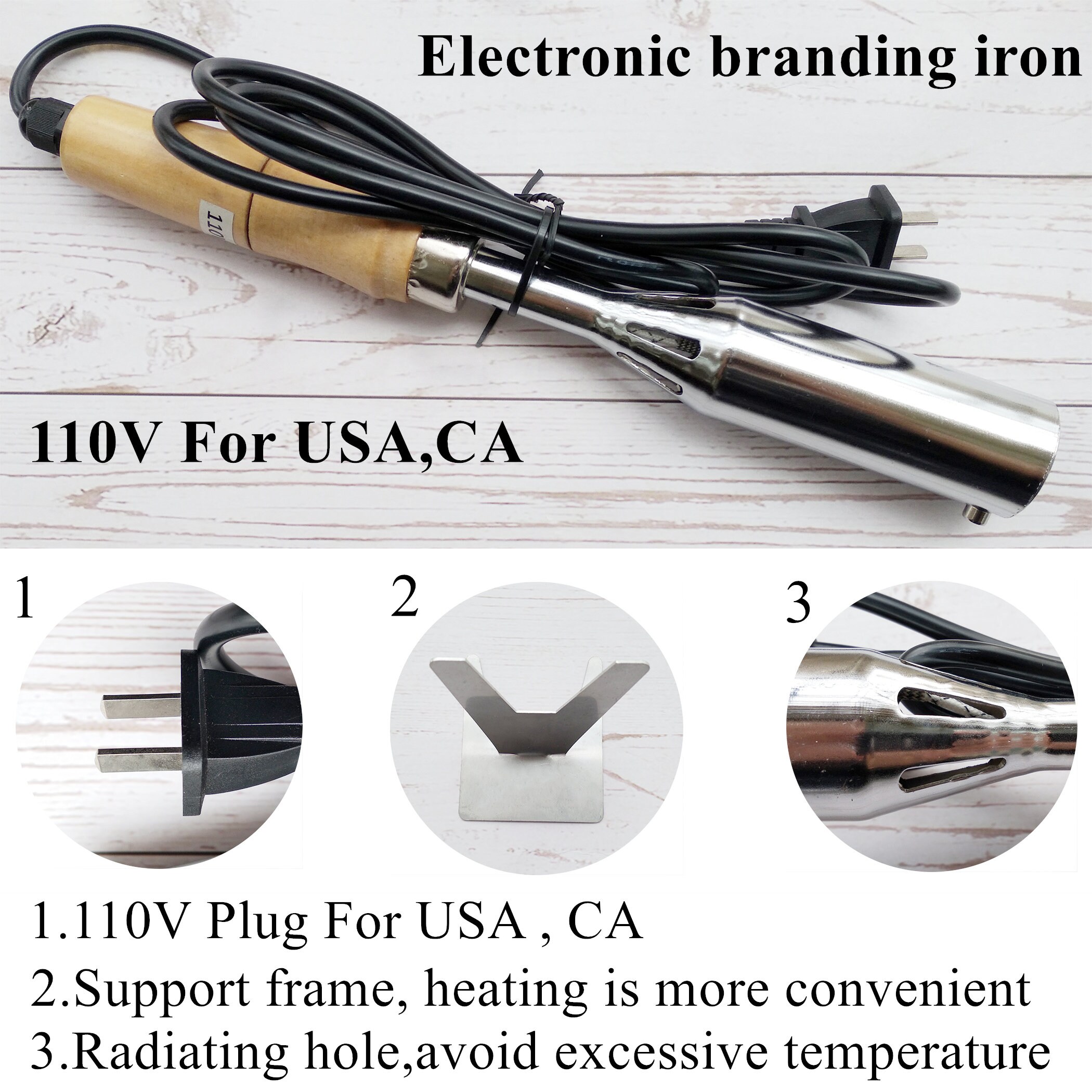 Custom electric wood branding iron for woodworkers / Custom Etsy