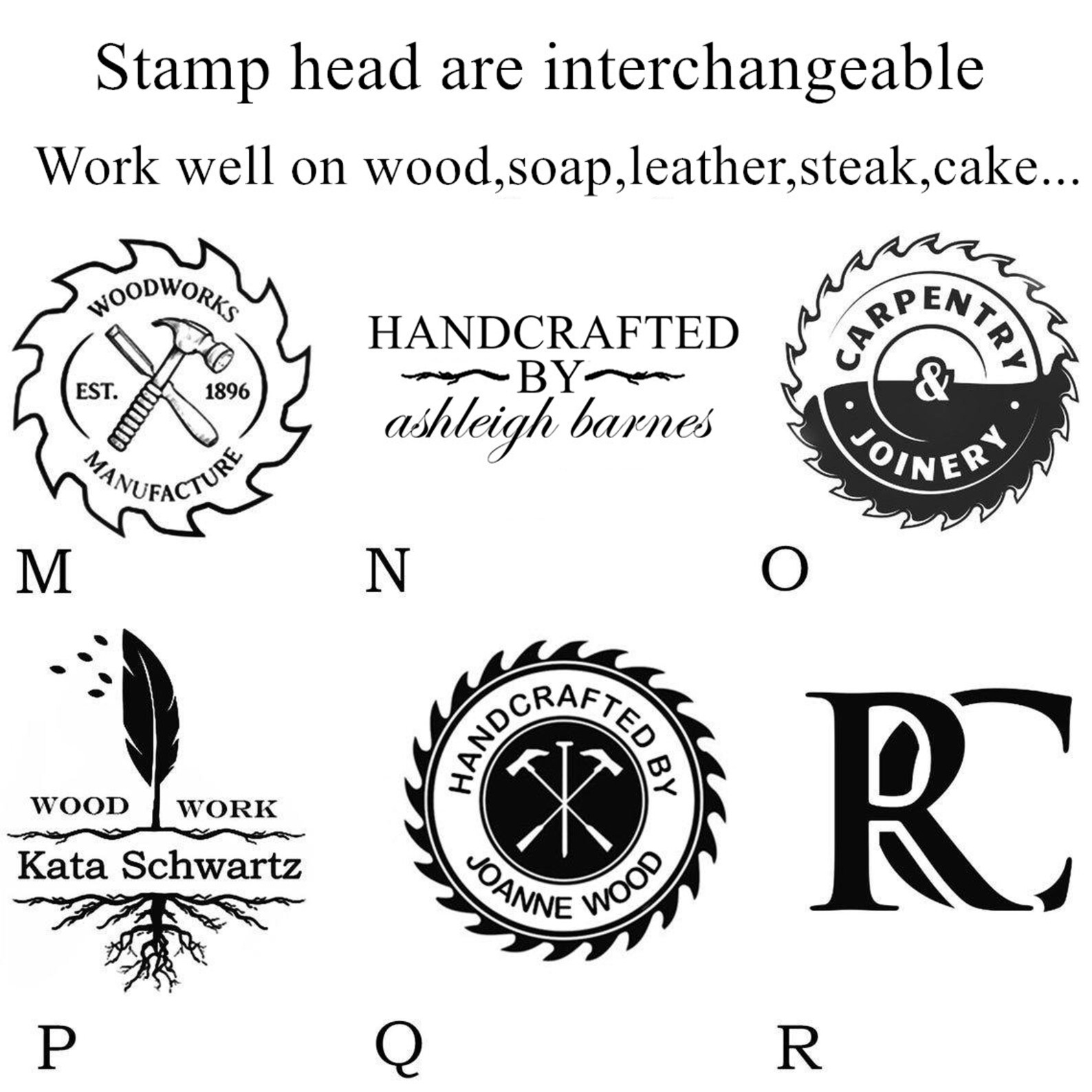 Custom wood branding iron for business / Custom wood burning Etsy