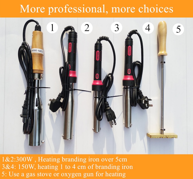 Custom electric wood branding iron for woodworkers / Custom Etsy