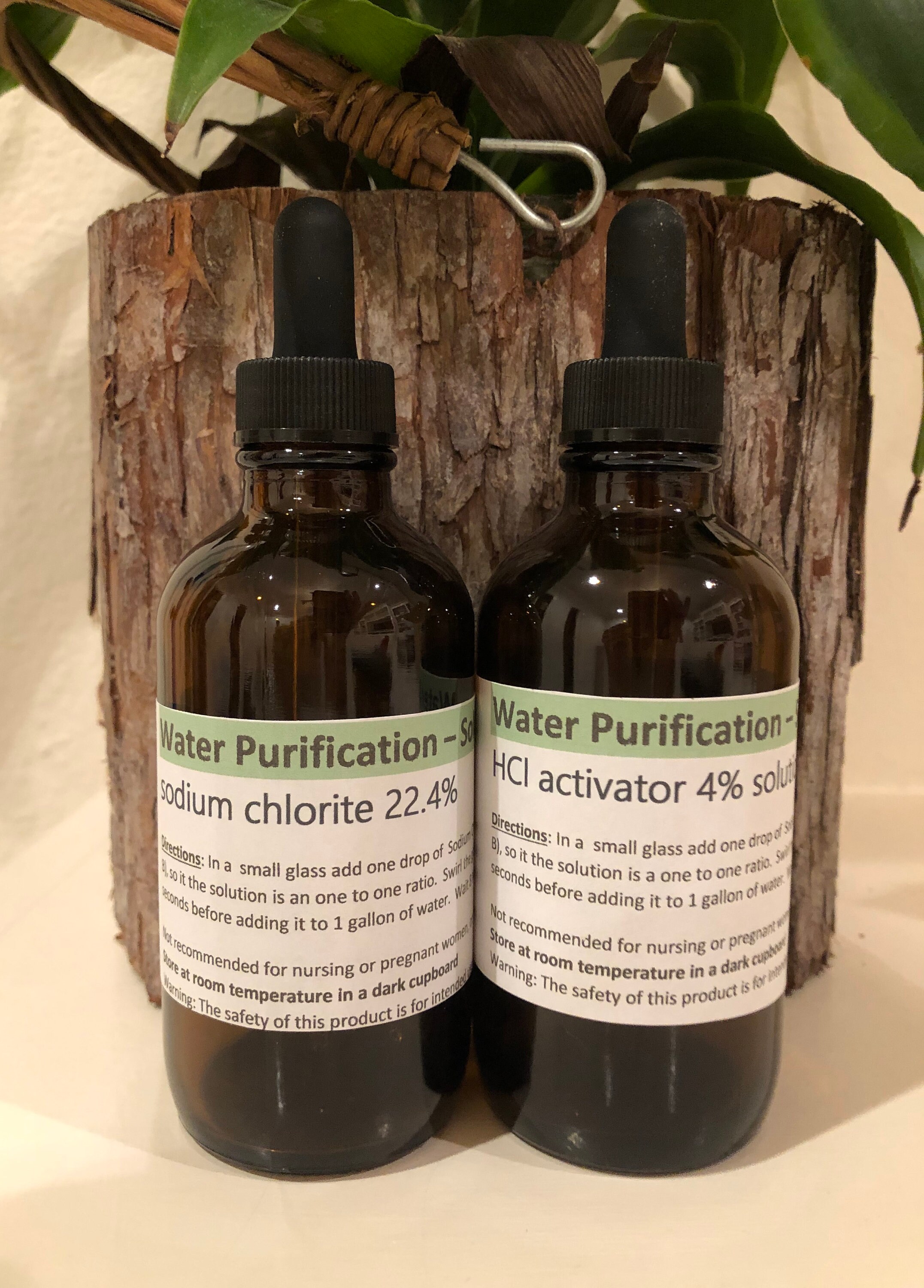 MMS /Chlorine Dioxide solution in glass bottles / Water Etsy