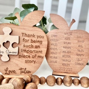 Thank You For Being Such An Important Part of My Story; Teacher Appreciation Gift, Teacher End of Year Gift, Class Gift