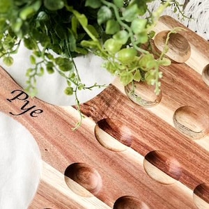 Personalized Wooden Egg Platter, Easter Hostess Gift, Deviled Egg Tray, Easter Hosting Tray