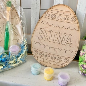 Easter Egg Puzzle DIY Paint Kit, Personalized