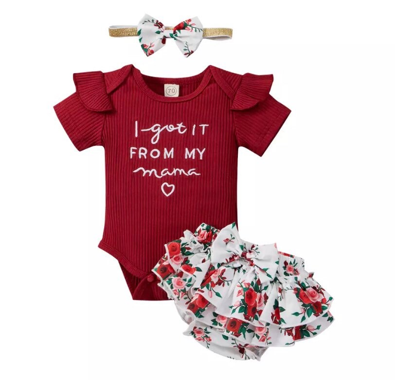 I Got It From My Mama Baby Girl Clothes Newborn Infant - Etsy