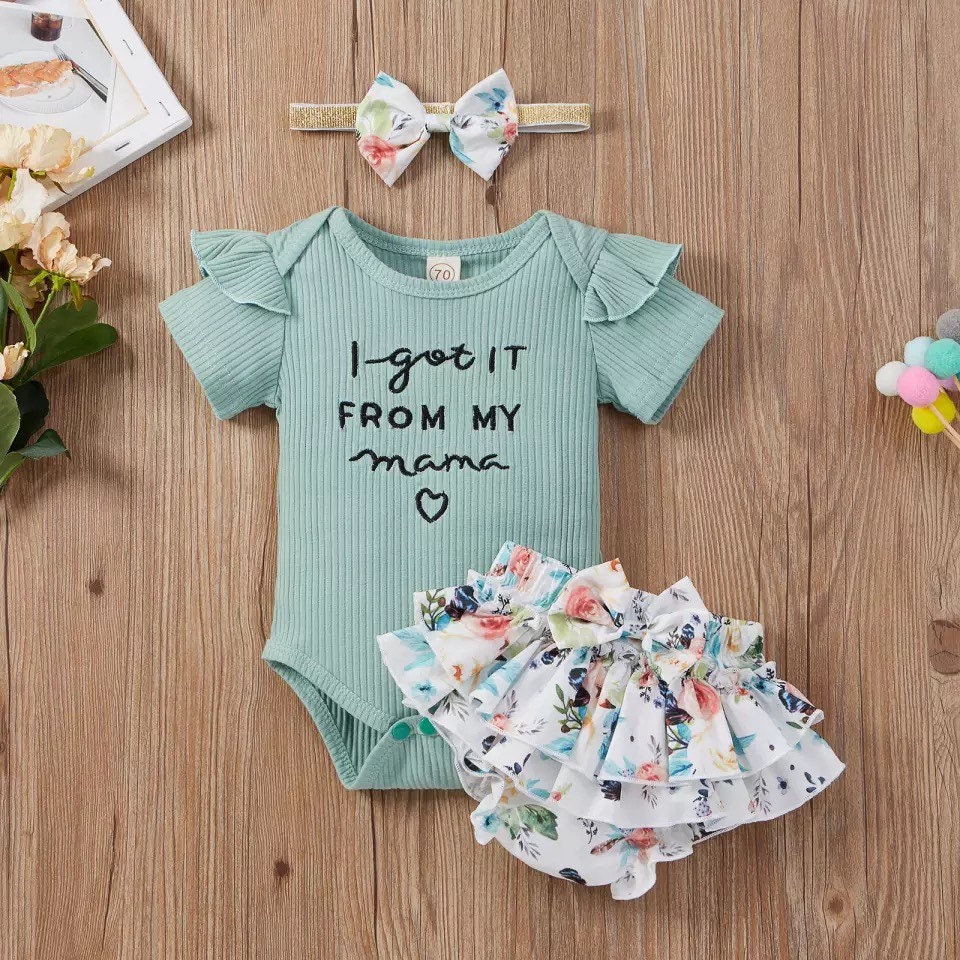 I Got It From My Mama Baby Girl Clothes Newborn Infant - Etsy