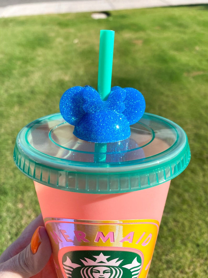Disney Straw Topper/Mouse Straw Topper/Tumbler Etsy
