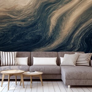 Abstract watercolor wallpaper, Wall Mural, Removable, Self Adhesive (Peel and Stick) or Non Self Adhesive (Vinyl/Traditional)