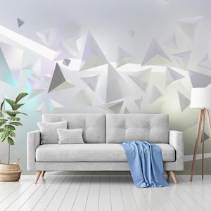 Carta da parati geometrica astratta moderna, decorazione murale, carta da parati rimovibile, autoadesiva, stacca e incolla, decorazione da parete