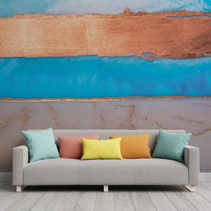 Abstract wallpaper with strips with marble effect, Wall Mural, Removable Wallpaper, Self Adhesive, Peel and Stick, Wall Decor