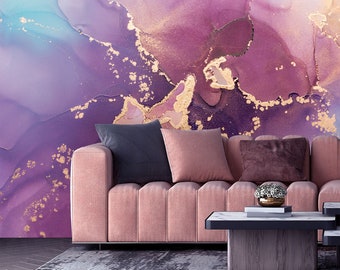 Modern matte abstract wallpaper, marble, Wall Mural, Removable Wallpaper, Self Adhesive, Peel and Stick, Wall Decor