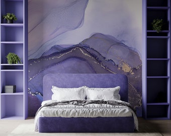 Colorful abstract wallpaper, Ink, paint, Wall Mural, Removable Wallpaper, Self Adhesive, Peel and Stick, Wall Decor