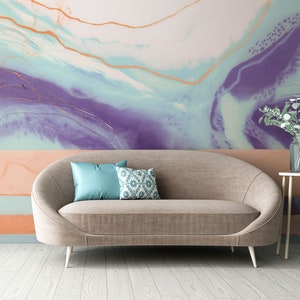 Abstract wallpaper with colorful abstract painting, Wall Mural, Removable Wallpaper, Self Adhesive, Peel and Stick, Wall Decor