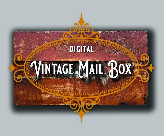 Vintage Mail Box Printable Dollhouse Diorama Mailbox - Etsy