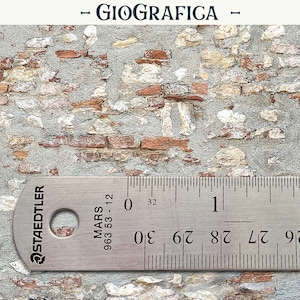 Ancient Brickwork with Mortar Wallpaper, Dollhouse Wallpaper 1/12, Diorama, Room Box, Seamless Miniature Brick Wall, DIGITAL DOWNLOAD, Mini