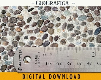 Dollhouse Cobblestone Paving: Miniature 1/12 Scale Flooring (Digital Download)