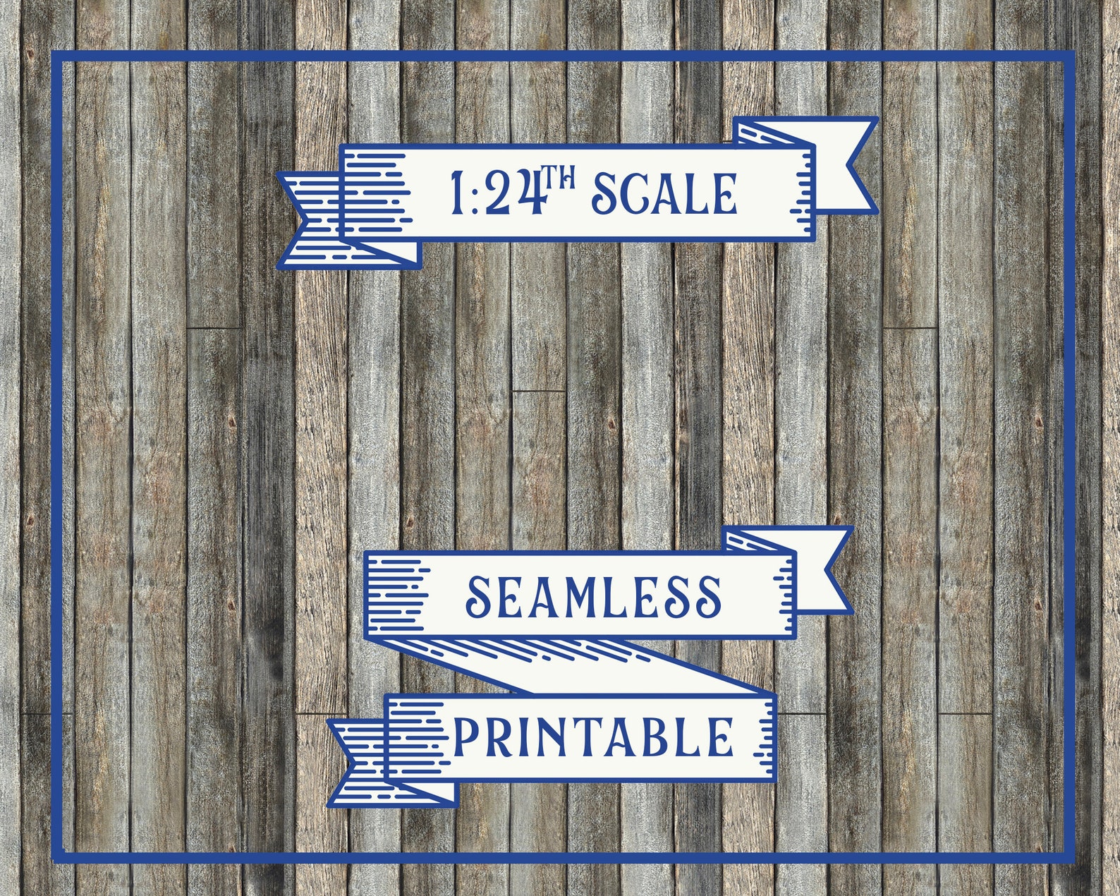 Barn Floorboards Printable Dollhouse Floor 1/24 DIGITAL Etsy
