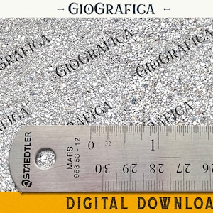 Suelo para casa de muñecas: Textura de camino de grava antiguo - Escala 1/12 (Descarga digital)