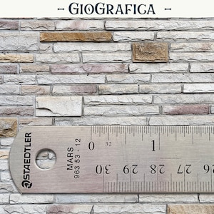Cream Brick Veneer Wall, Printable Wallpaper, Dollhouse Wall 1/12, Brick Wall, Diorama, Room Box, Old Wall Paper, Vintage Siding, Retro Wall