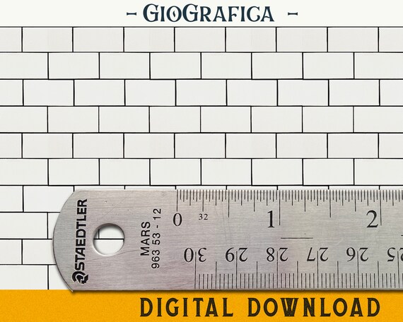 Subway Tile Digital Kitchen Scale