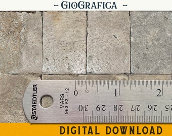 Roman Marble Paving, Dollhouse Printable Wallpaper, 12th Scale, Vintage Stone, MIniature Old Floor, Grey Stone Paper, Ancient Paving Stones