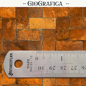 Miniature Antique Brick Floor: Dollhouse Printable (Digital Download)