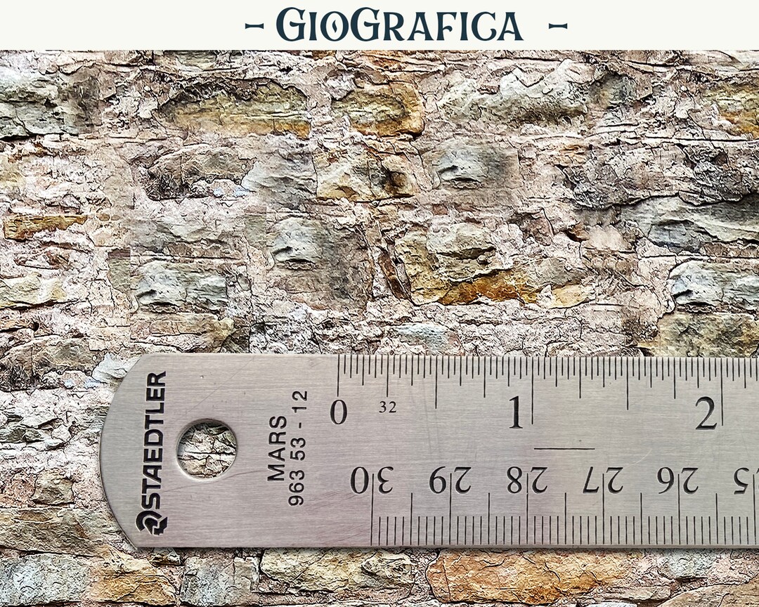 Pink Stone Wall, Printable Dollhouse Wallpaper, Miniature, Old Wall ...