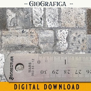 Distressed Flagstone Paving, 1:12 Miniature Printable Flooring, Dollhouse Floor, Diorama, Stone Floor, Black Street, Grey Road, Cobblestone