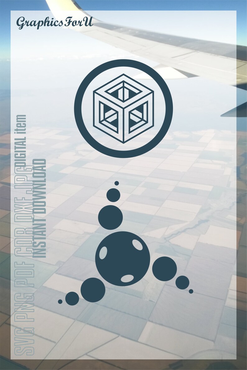 Download Crop Circles Alien art Svg Pdf Png UFO Symbol SVG Signs ...