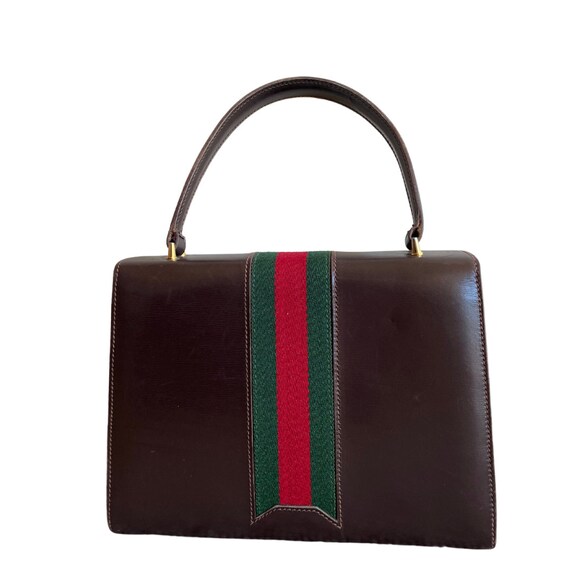 Gucci Sherry Stripe Lady Lock Bag Authentic Desig… - image 6