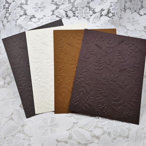 Embossed Card Stock Etsy