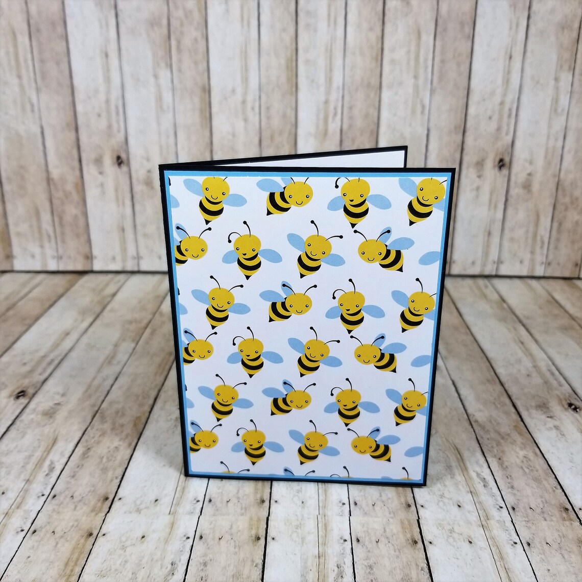 Bee note card set Happy Bees Set of 6 All Occasion Note Etsy