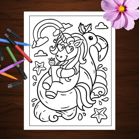 60 Pages PORTRAITS of Your Favorite Characters Coloring Book Compilation 