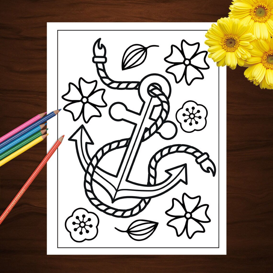 Vintage Tattoo Coloring Book: 50 Simple Tattoo Illustrations - Etsy